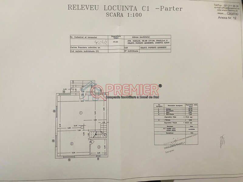 Popesti-Leordeni, central, vila individuala P+1, curte 301 mp